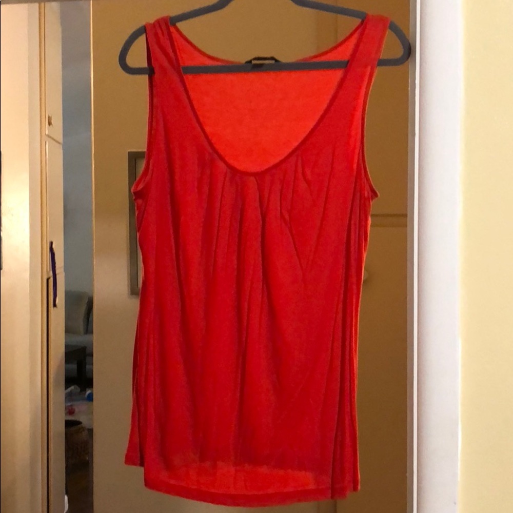 Red tank top